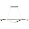 pendellampe 100/120cm led pendel 3 farve spisebord hængelampe højdejusterbar pendel med fjernbetjening metal lysekrone køkken ø