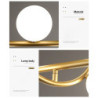 led lysekroner globle design køkken ø belysning glas globus lysekroner gyldne 8/10 hoveder justerbar midt århundrede moderne pen