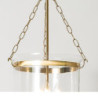 pendellamper retro guld sort kobber 3 lys hængende lys industriel stil gennemsigtigt glas lampeskærm lysekrone loftbelysning til