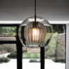 led pendel ø design glas globus design galvaniseret nordisk stil
