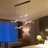 Dæmpbar Akryl Pendel – 40cm LED-lampe til køkkenø & foyer