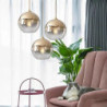 led pendellys indendørs lysekrone, nordisk stue kuppel glasglans pendellamper post moderne enkelt soveværelse sengelamper bar re