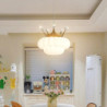 led pendel simpel krone sky pigeværelse studie 1-lys 3000-6000k pendel moderne minimalistisk master soveværelse krystal pendel l