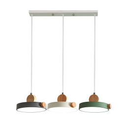 50cm pendel lys klynge design linje design geometriske former pendel metal kunstnerisk stil moderne stil metal malede finish led