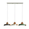 50cm pendel lys klynge design linje design geometriske former pendel metal kunstnerisk stil moderne stil metal malede finish led