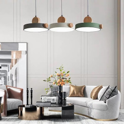 50cm pendel lys klynge design linje design geometriske former pendel metal kunstnerisk stil moderne stil metal malede finish led