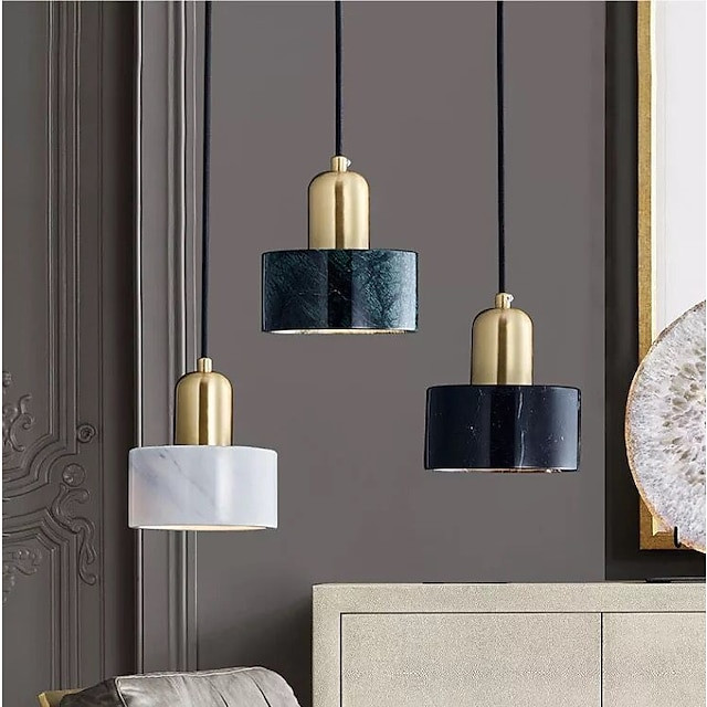 led pendel nordisk sengelampe 15cm geometriske former pendel kobber kunstnerisk stil moderne stil klassisk galvaniseret gave til