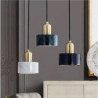 led pendel nordisk sengelampe 15cm geometriske former pendel kobber kunstnerisk stil moderne stil klassisk galvaniseret gave til
