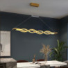 led pendel 100cm enkelt design pendel aluminium led nordisk stil