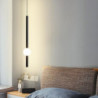 1-lys 60cm led pendel nordisk sengelampe moderne enkel stue baggrund væg bar lang linje lysekrone soveværelse enkelthoved værktø