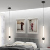 1-lys 60cm led pendel nordisk sengelampe moderne enkel stue baggrund væg bar lang linje lysekrone soveværelse enkelthoved værktø