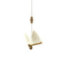 17cm sommerfugleformet lysekrone guld vedhængslys led enkelt design akryl moderne kunstnerisk gave til familie venner