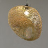 led Pendel lys bambus lanterne design lysekrone retro 40cm e26/e27 lysekrone loftbelysning er anvendelig til stue soveværelse re