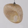 led Pendel lys bambus lanterne design lysekrone retro 40cm e26/e27 lysekrone loftbelysning er anvendelig til stue soveværelse re