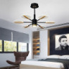 led pendel dæmpbar sputnik-design justerbare geometriske former flush-mount loftslamper 6-lys 29" hængende lysekroner til stue s