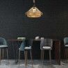 led Pendel lys bambus lanterne design lysekrone retro 38cm e26/e27 lysekrone loftbelysning er anvendelig til stue soveværelse re