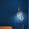 20cm Moderne Ringpendel – Nordisk design til sengelampe & spisestue