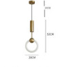 20cm Moderne Ringpendel – Nordisk design til sengelampe & spisestue