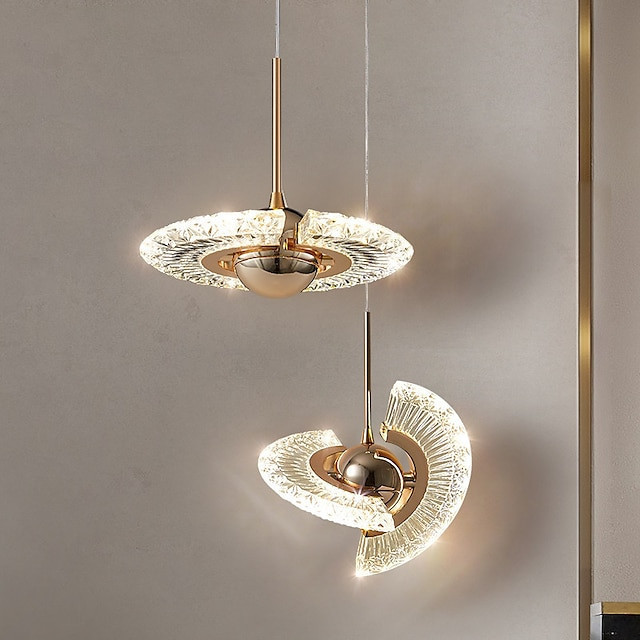 18cm globus design cirkel / rund design geometriske former pendel lys metal kunstnerisk stil moderne stil nyhed galvaniseret kun