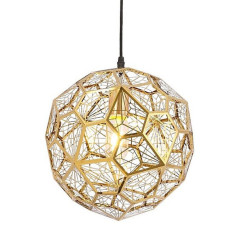 50/60cm Hul Sfærisk Lysekrone – Kreativt design med justerbar højde