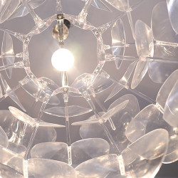 led pendel 60cm blomsterdesign moderne akryl lysekrone pendel udsøgt loftbelysning dekorativ loftlampe til stue entre soveværels