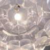 led pendel 60cm blomsterdesign moderne akryl lysekrone pendel udsøgt loftbelysning dekorativ loftlampe til stue entre soveværels