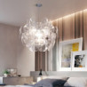 led pendel 60cm blomsterdesign moderne akryl lysekrone pendel udsøgt loftbelysning dekorativ loftlampe til stue entre soveværels