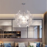 led pendel 60cm blomsterdesign moderne akryl lysekrone pendel udsøgt loftbelysning dekorativ loftlampe til stue entre soveværels