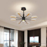 led pendel dæmpbar sputnik-design justerbare geometriske former flush-mount loftslamper 8-lys 33" hængende lysekroner til stue s