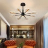 led pendel dæmpbar sputnik-design justerbare geometriske former flush-mount loftslamper 8-lys 33" hængende lysekroner til stue s