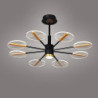 led pendel dæmpbar sputnik-design justerbare geometriske former flush-mount loftslamper 8-lys 33" hængende lysekroner til stue s