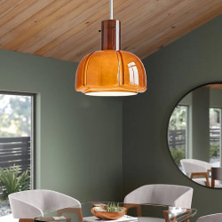 led pendler galss design 10" køkkenø belysning moderne bondehus foyer entré lysarmaturer loft hængende globus over bord ledning