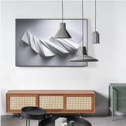 led pendel keramisk loftslampe 7" led køkkenbelysning krystal pendel køkkenø, 1-lys integreret køkken hængende lampe moderne ø l
