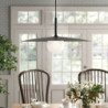 led pendel sengelampe pendel lysekrone sort spisestue lysekrone belysning soveværelse fuld kobber loftslampe armatur belysning l