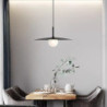 led pendel sengelampe pendel lysekrone sort spisestue lysekrone belysning soveværelse fuld kobber loftslampe armatur belysning l
