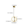 led pendel 45cm dæmpbar globus design cirkel design indbygningslys akryl kunstnerisk stil formel stil moderne stil sort kunstner