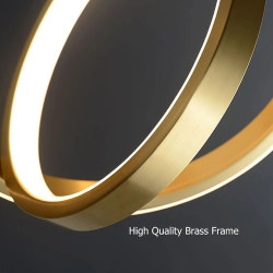 led pendel 45cm dæmpbar globus design cirkel design indbygningslys akryl kunstnerisk stil formel stil moderne stil sort kunstner