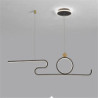 90cm ledet pendel nordisk ø stil ekstremt enkel moderne guld sort atmosfære personlighed spisebord lang bar taipei europæisk kon