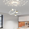 60cm Enkelt design Lysestager Metal Kunstnerisk Stil Moderne Stil Stilfuldt Malede finish LED Moderne