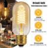 Vintage Industriel Loftslampe – Justerbar E27 downlight i sort jern