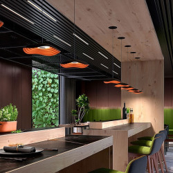 40cm Nordisk Harpiks Pendel – Enkel & elegant LED-loftslampe