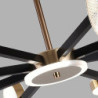 led pendel dæmpbar sputnik-design justerbare geometriske former flush-mount loftslamper 6-lys 30" hængende lysekroner til stue s