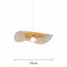 led Pendel lys bambus lanterne design lysekrone retro 1 hoved 35/45/55cm lysekrone loftbelysning er anvendelig til stue sovevære