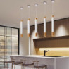 Minimalistisk Lanternependel – 4cm galvaniseret metaldesign