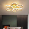 led loftslampe lotus design loftslampe moderne kunstnerisk metal akryl stil trinløs dæmpning soveværelse malet finish lys kun dæ