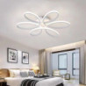 led loftslampe lotus design loftslampe moderne kunstnerisk metal akryl stil trinløs dæmpning soveværelse malet finish lys kun dæ