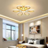 led loftslampe lotus design loftslampe moderne kunstnerisk metal akryl stil trinløs dæmpning soveværelse malet finish lys kun dæ