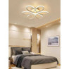 led loftslampe lotus design loftslampe moderne kunstnerisk metal akryl stil trinløs dæmpning soveværelse malet finish lys kun dæ