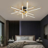 led loftslys 60/90cm geometri design dæmpbar aluminium malet finish luksuriøs moderne stil spisestue soveværelse pendel kun dæmp