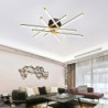 led loftslys 60/90cm geometri design dæmpbar aluminium malet finish luksuriøs moderne stil spisestue soveværelse pendel kun dæmp